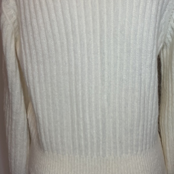 INTERMIX Ella Jewel Cardigan Wool Ivory 
Sweater Size Small - Picture 9 of 13